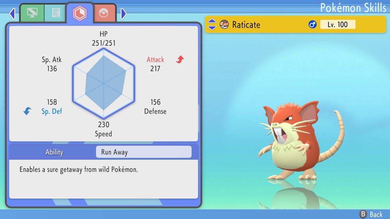 Shiny RATICATE Pokemon Brilliant Diamond Shining Pearl 6IV Competitive Battle - Pokémon Brilliant Diamond & Shining Pearl
