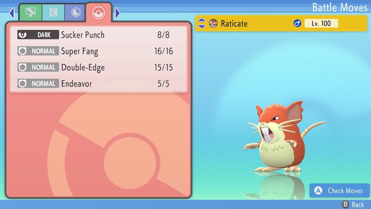 Shiny RATICATE Pokemon Brilliant Diamond Shining Pearl 6IV Competitive Battle - Pokémon Brilliant Diamond & Shining Pearl