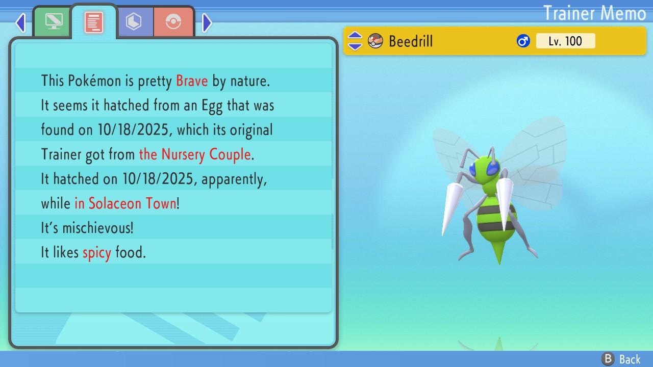 Shiny BEEDRILL Pokemon Brilliant Diamond Shining Pearl 6IV Competitive Battle - Pokémon Brilliant Diamond & Shining Pearl