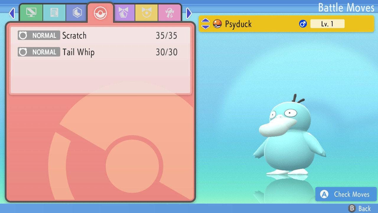 SHINY 6IV PSYDUCK Pokemon Brilliant Diamond Shining Pearl 6IV Competitive Battle - Pokémon Brilliant Diamond & Shining Pearl