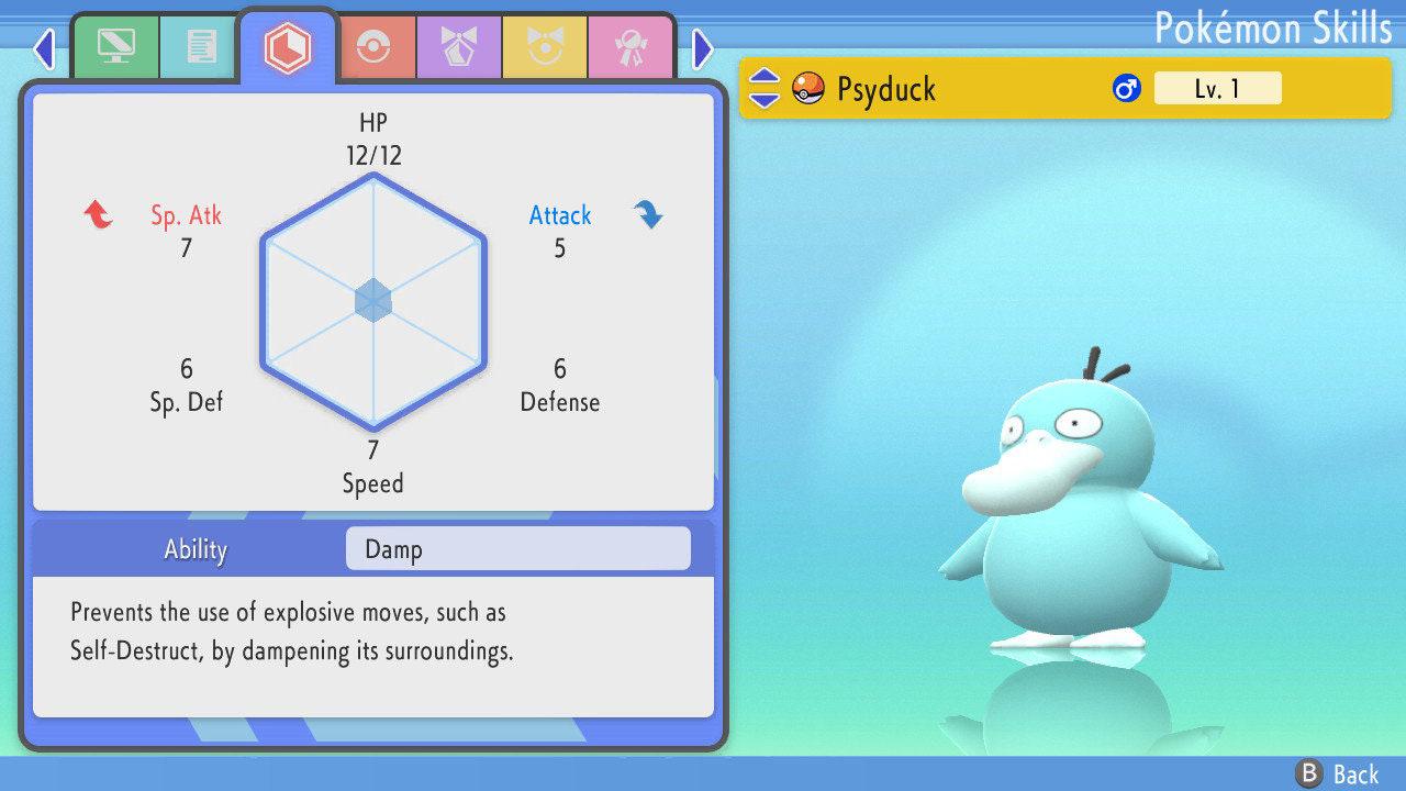 SHINY 6IV PSYDUCK Pokemon Brilliant Diamond Shining Pearl 6IV Competitive Battle - Pokémon Brilliant Diamond & Shining Pearl