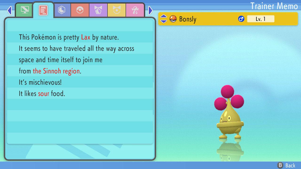 SHINY 6IV BONSLY Pokémon Brilliant Diamond and Shining Pearl 6IV Competitive - Pokémon Brilliant Diamond & Shining Pearl