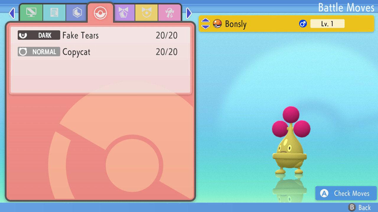 SHINY 6IV BONSLY Pokémon Brilliant Diamond and Shining Pearl 6IV Competitive - Pokémon Brilliant Diamond & Shining Pearl