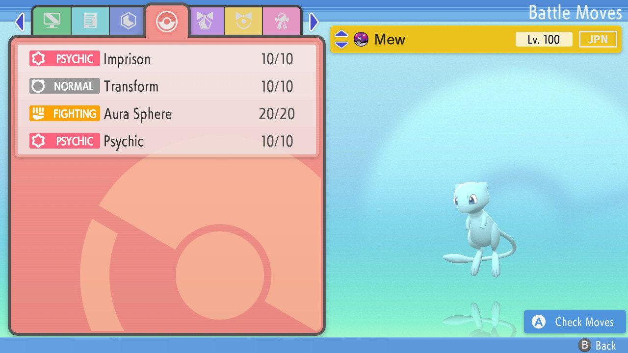 Shiny Mew Pokemon Brilliant Diamond Shining Pearl 6IV Competitive Battle Ready - Pokémon Brilliant Diamond & Shining Pearl