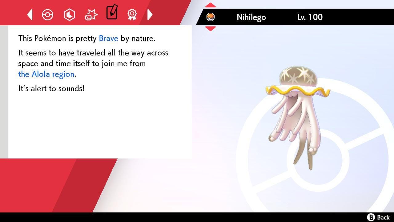 Shiny NIHILEGO Pokemon Sword Shield 6IV Competitive Battle Ready - Pokémon Sword & Shield digital Pokémon trade image 4