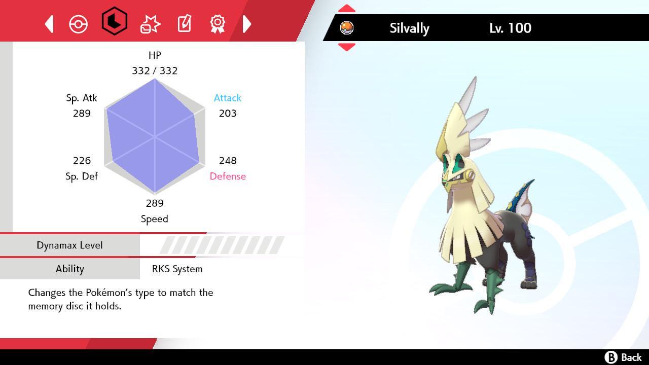 Shiny SILVALLY Pokemon Sword Shield 6IV Competitive Battle Ready - Pokémon Sword & Shield digital Pokémon trade image 2