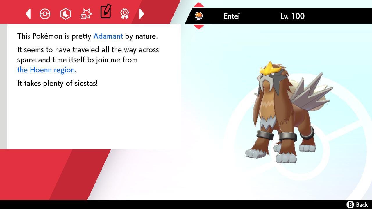 Shiny ENTEI Pokemon Sword Shield 6IV Competitive Battle Ready - Pokémon Sword & Shield digital Pokémon trade image 4