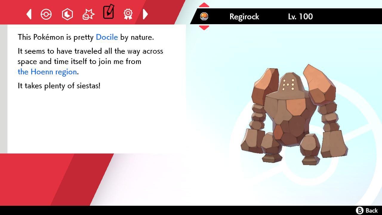 Shiny REGIROCK Pokemon Sword Shield 6IV Competitive Battle Ready - Pokémon Sword & Shield digital Pokémon trade image 4