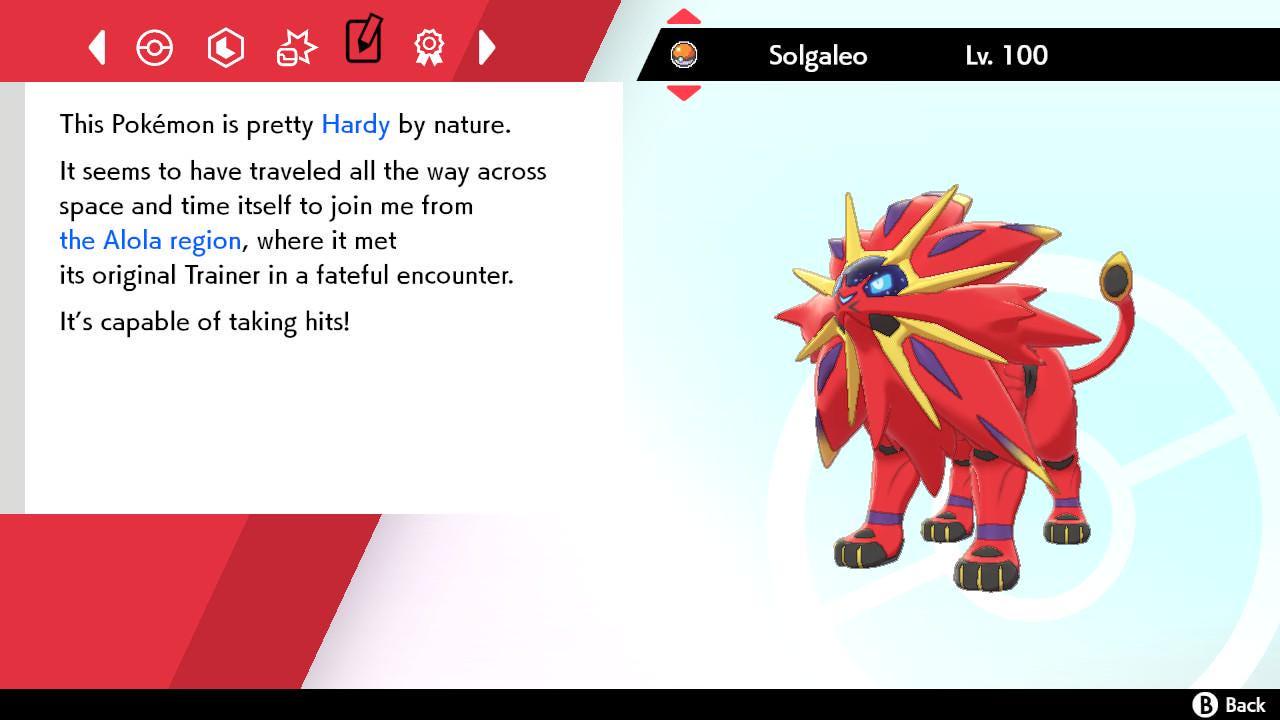 Shiny SOLGALEO Pokemon Sword Shield 6IV Competitive Battle Ready - Pokémon Sword & Shield digital Pokémon trade image 4