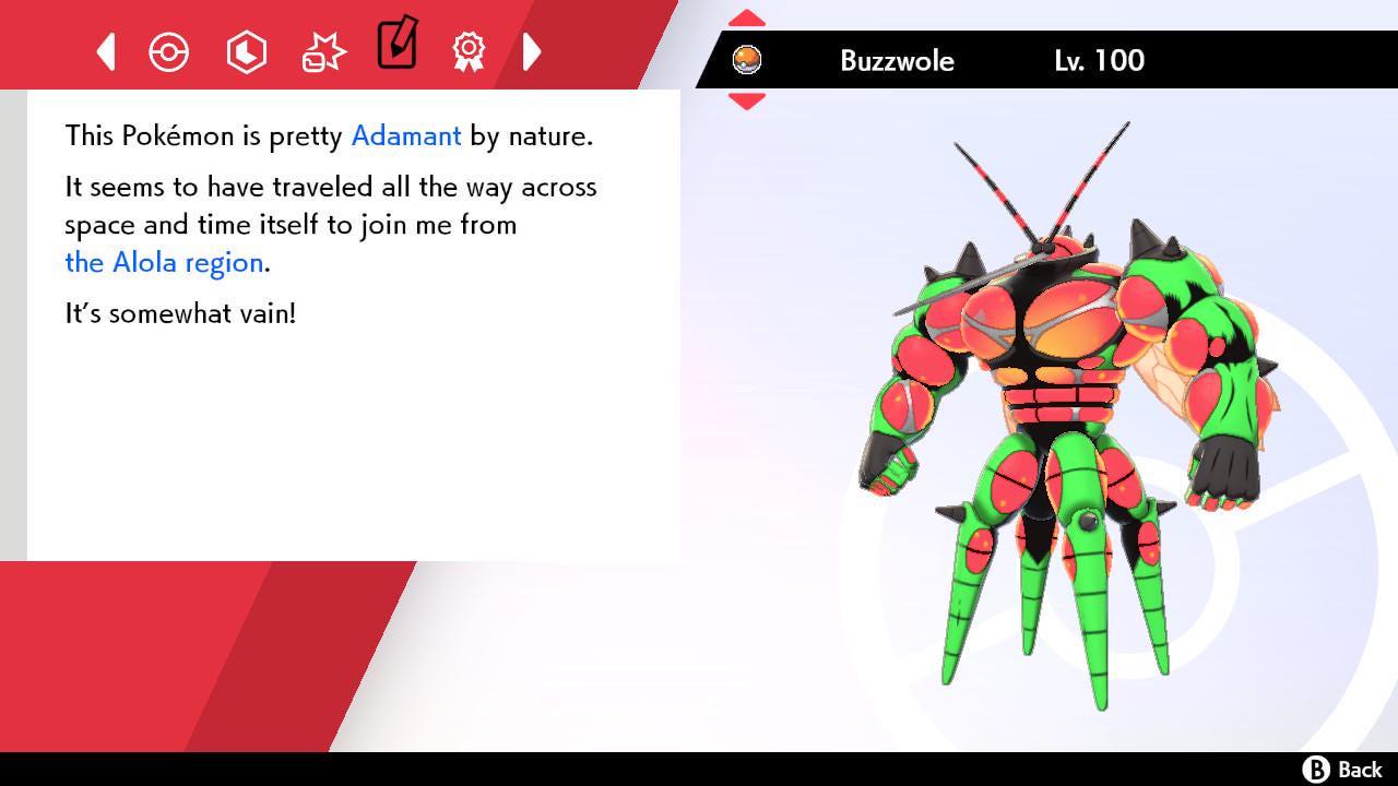 Shiny BUZZWOLE Pokemon Sword Shield 6IV Competitive Battle Ready - Pokémon Sword & Shield digital Pokémon trade image 4