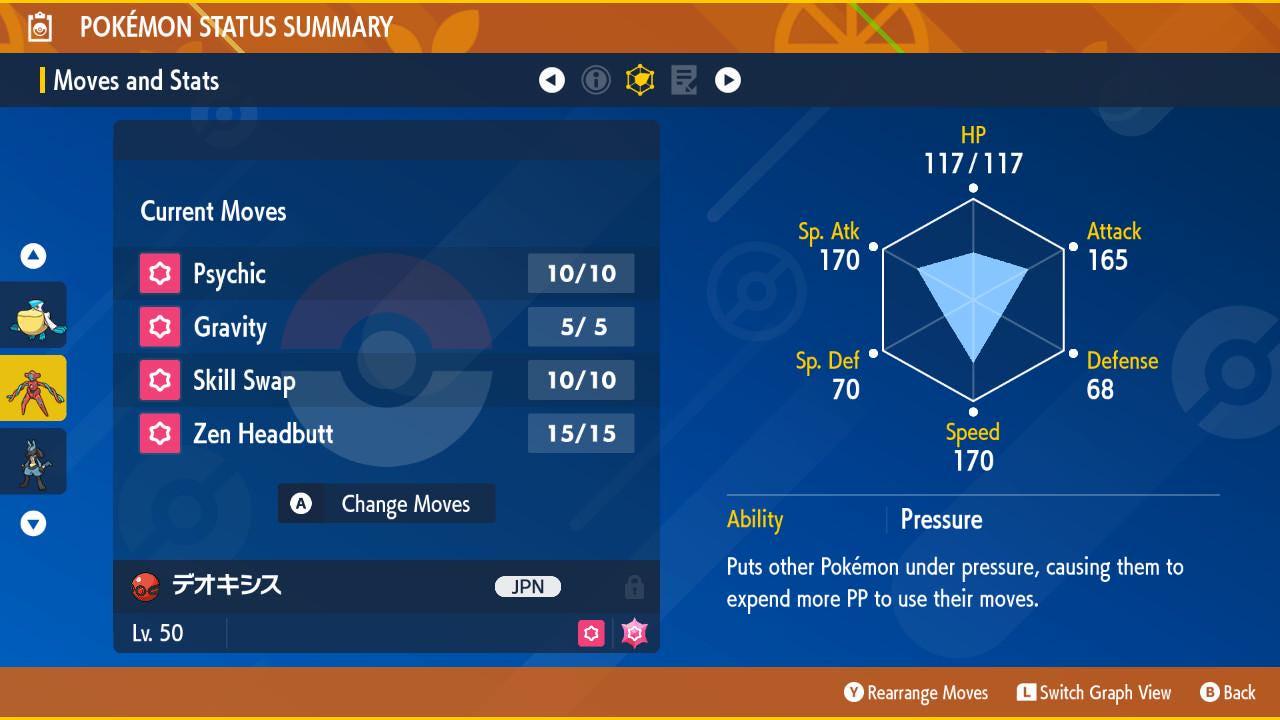 Shiny Event 241122 Japanese Deoxys Pokémon Legends ZA 6IV Competitive Battle Ready - Pokémon Scarlet & Violet digital Pokémon