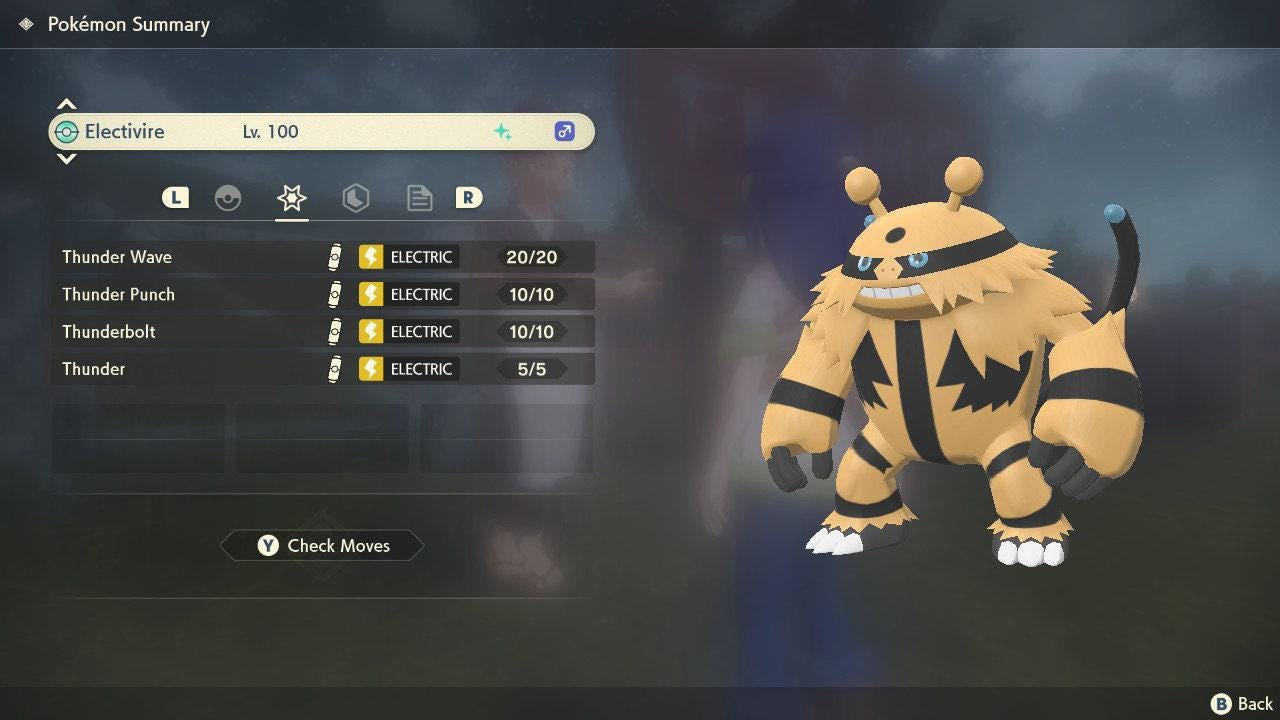 Shiny ELECTIVIRE Pokemon Legends Arceus 6IV Competitive Battle Ready - Pokémon Legends: Arceus digital Pokémon trade by