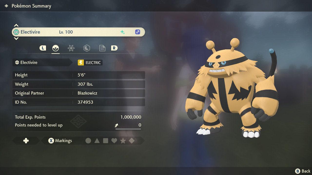 Shiny ELECTIVIRE Pokemon Legends Arceus 6IV Competitive Battle Ready - Pokémon Legends: Arceus digital Pokémon trade image 3