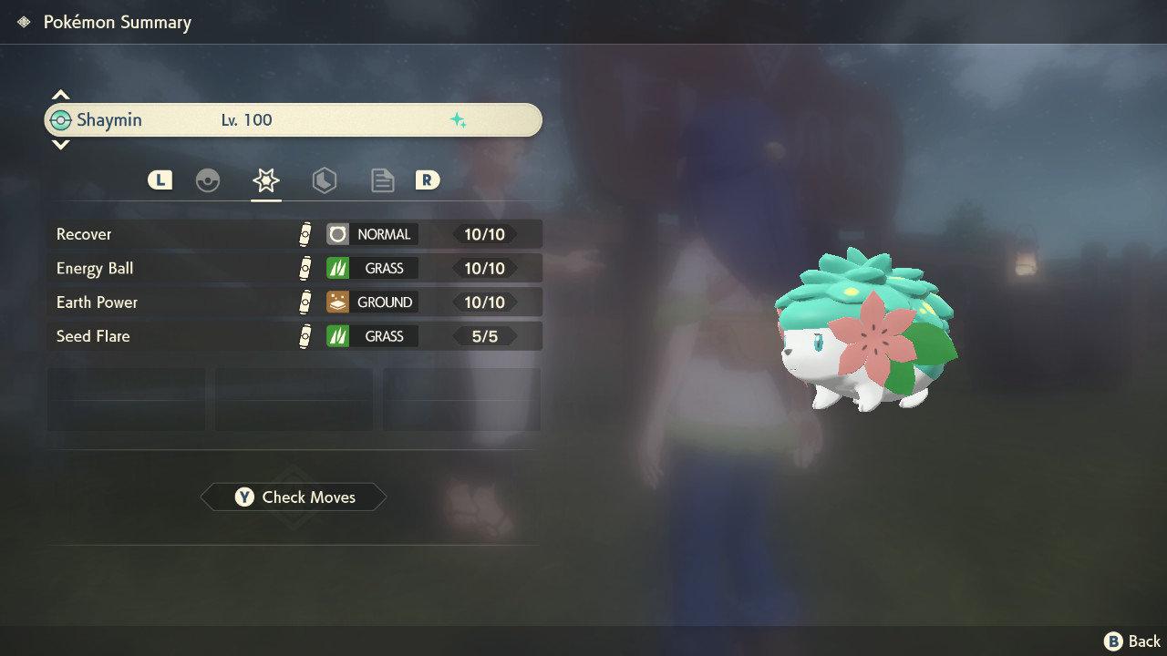 Shiny Shaymin Pokemon Legends Arceus 6IV Competitive Battle Ready - Pokémon Scarlet & Violet digital Pokémon trade image 2
