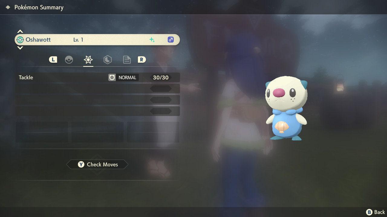 Shiny OSHAWOTT Pokemon Legends Arceus 6IV Competitive Battle Ready - Pokémon Legends: Arceus digital Pokémon trade by