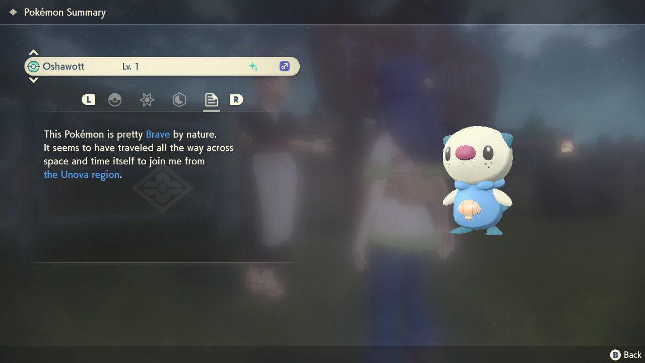 Shiny OSHAWOTT Pokemon Legends Arceus 6IV Competitive Battle Ready - Pokémon Legends: Arceus digital Pokémon trade image 2