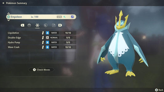 Shiny EMPOLEON Pokemon Legends Arceus 6IV Competitive Battle Ready - Pokémon Legends: Arceus digital Pokémon trade by