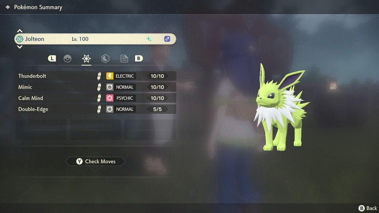 Shiny JOLTEON Pokemon Legends Arceus 6IV Competitive Battle Ready - Pokémon Legends: Arceus digital Pokémon trade by