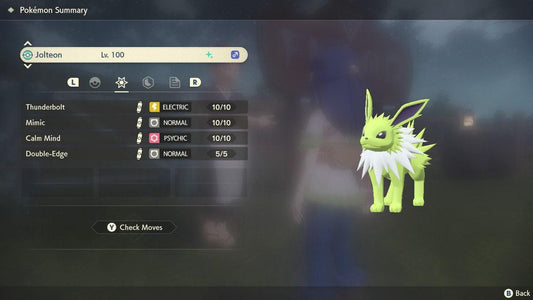 Shiny JOLTEON Pokemon Legends Arceus 6IV Competitive Battle Ready - Pokémon Legends: Arceus digital Pokémon trade by