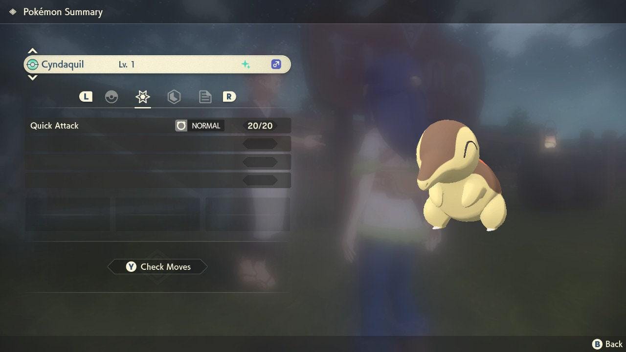 Shiny CYNDAQUIL Pokemon Legends Arceus 6IV Competitive Battle Ready - Pokémon Legends: Arceus digital Pokémon trade by