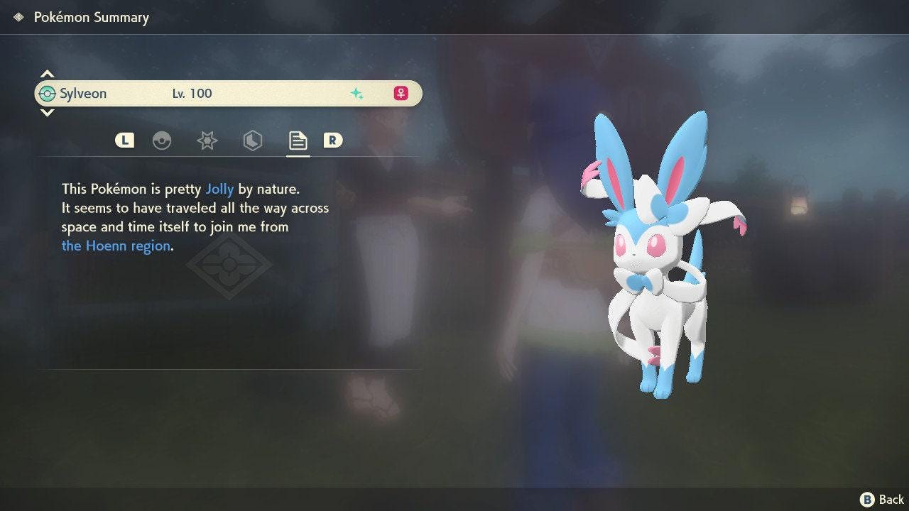 Shiny SYLVEON Pokemon Legends Arceus 6IV Competitive Battle Ready - Pokémon Legends: Arceus digital Pokémon trade image 3