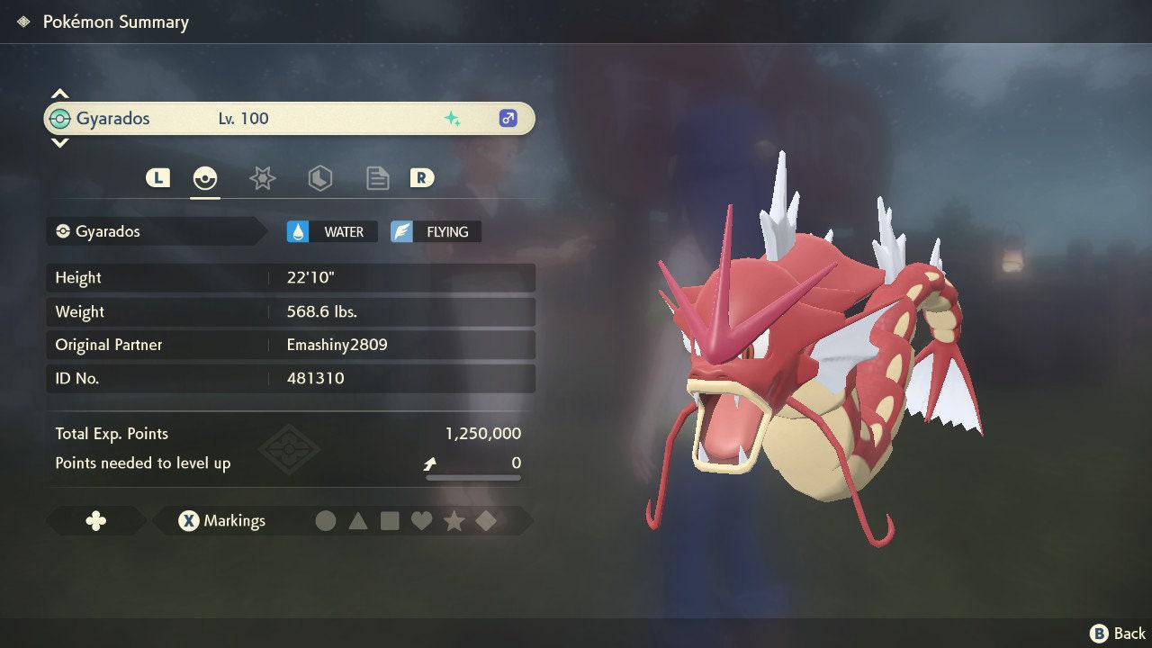 Shiny GYARADOS Pokemon Legends Arceus 6IV Competitive Battle Ready - Pokémon Legends: Arceus digital Pokémon trade image 2