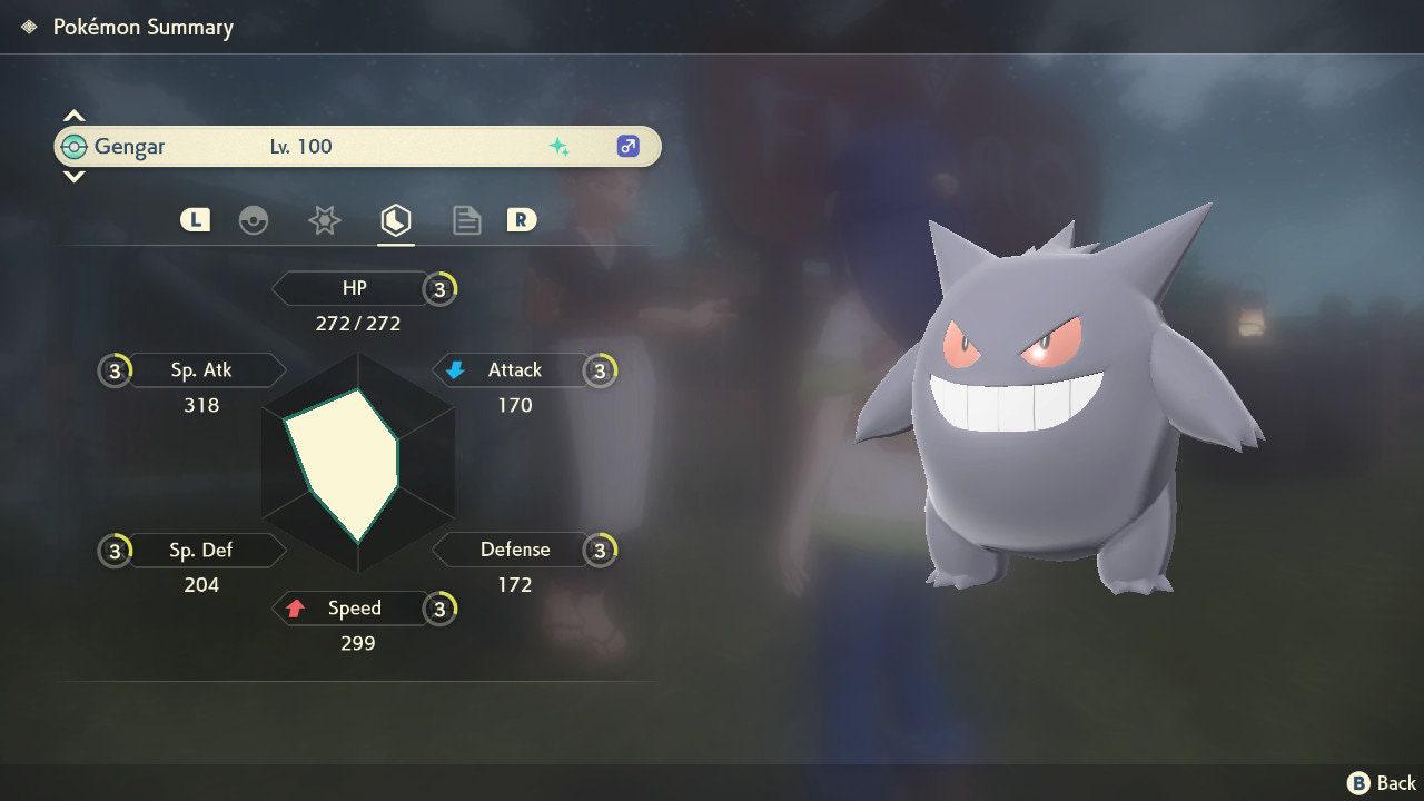 Shiny GENGAR Pokemon Legends Arceus 6IV Competitive Battle Ready - Pokémon Legends: Arceus digital Pokémon trade image 3
