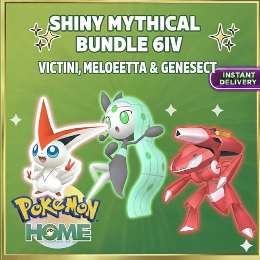 Pokemon HOME Mythical Bundle Set Custom Ot Event Sv Trade FAST DELIVERY Ready - Pokémon Legends: Z-A digital Pokémon trade by