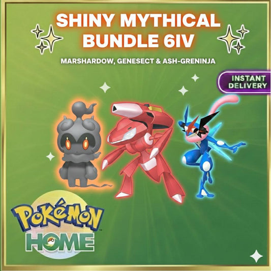 Pokemon HOME Mythical Bundle Set Custom Ot Event Sv Trade FAST DELIVERY Ready - Pokémon Legends: Z-A digital Pokémon trade by
