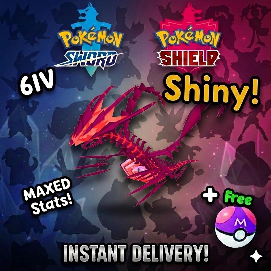 Shiny Eternatus Pokemon Sword Shield 6IV Competitive Battle Ready - Pokémon Sword & Shield digital Pokémon trade by