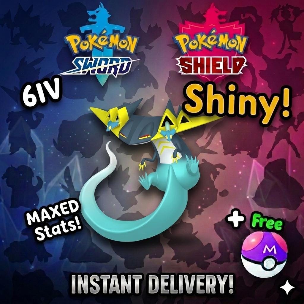 Shiny Dragapult Pokemon Sword Shield 6IV Competitive Battle Ready - Pokémon Sword & Shield digital Pokémon trade by