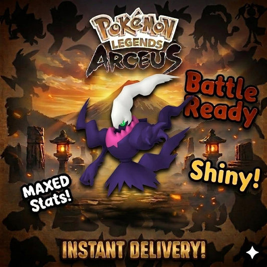 Shiny Darkrai Pokemon Legends Arceus 6IV Competitive Battle Ready - Pokémon Scarlet & Violet digital Pokémon trade by