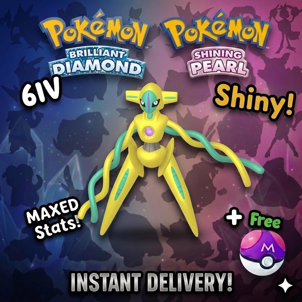 SHINY 6IV DEOXYS Pokemon Brilliant Diamond Shining Pearl 6IV Competitive Battle - Pokémon Brilliant Diamond & Shining Pearl