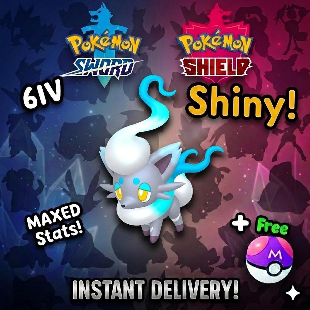 Shiny Hisuian Zorua Pokemon Sword Shield 6IV Competitive Battle Ready - Pokémon Sword & Shield digital Pokémon trade by