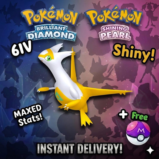 Shiny Latias Pokemon Brilliant Diamond Shining Pearl 6IV Competitive Battle Ready - Pokémon Brilliant Diamond & Shining Pearl