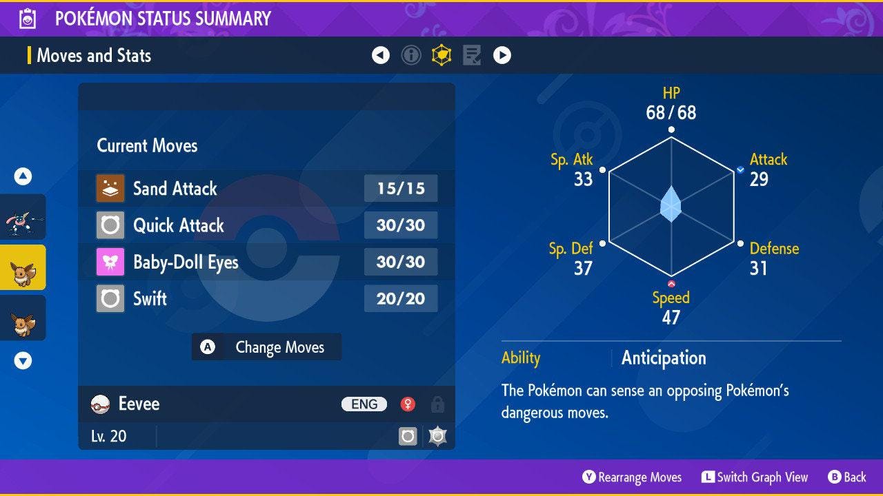 Shiny EEVEE Pokémon Scarlet Violet 6IV Competitive Battle Ready - Pokémon Scarlet & Violet digital Pokémon trade image 3