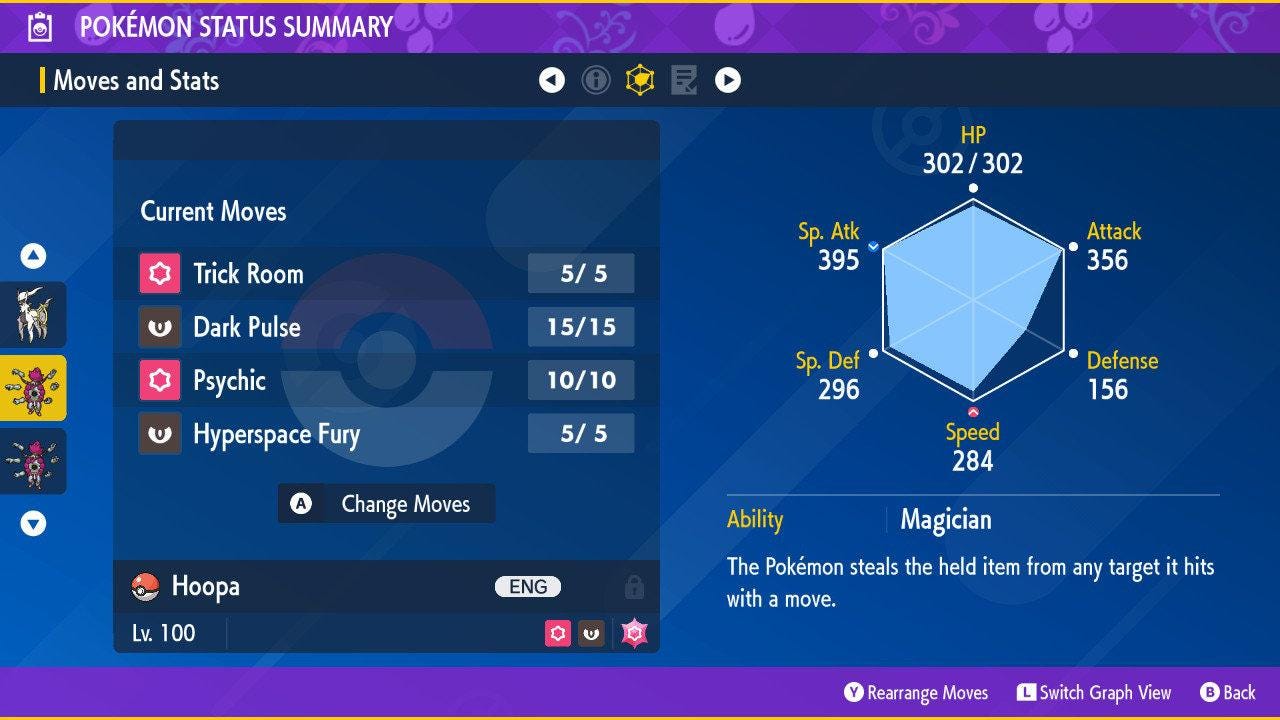 Non Shiny 6IV Unbound HOOPA Pokémon Scarlet and Violet 6IV Competitive Battle - Pokémon Scarlet & Violet digital Pokémon