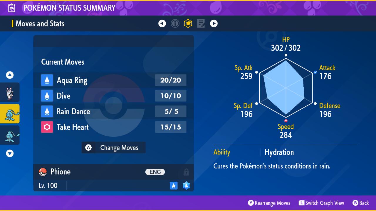 Shiny PHIONE Pokémon Scarlet Violet 6IV Competitive Battle Ready - Pokémon Scarlet & Violet digital Pokémon trade image 3