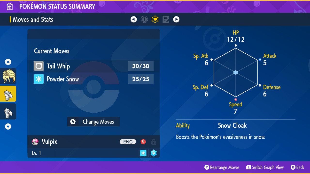 Shiny Alolan VULPIX Pokémon Scarlet Violet 6IV Competitive Battle Ready - Pokémon Scarlet & Violet digital Pokémon trade