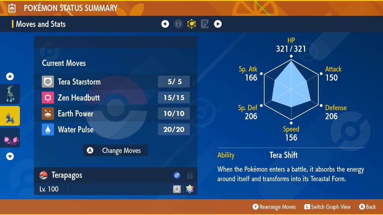 Non Shiny TERAPAGOS Pokémon Scarlet Violet 6IV Competitive Battle Ready - Pokémon Scarlet & Violet digital Pokémon trade