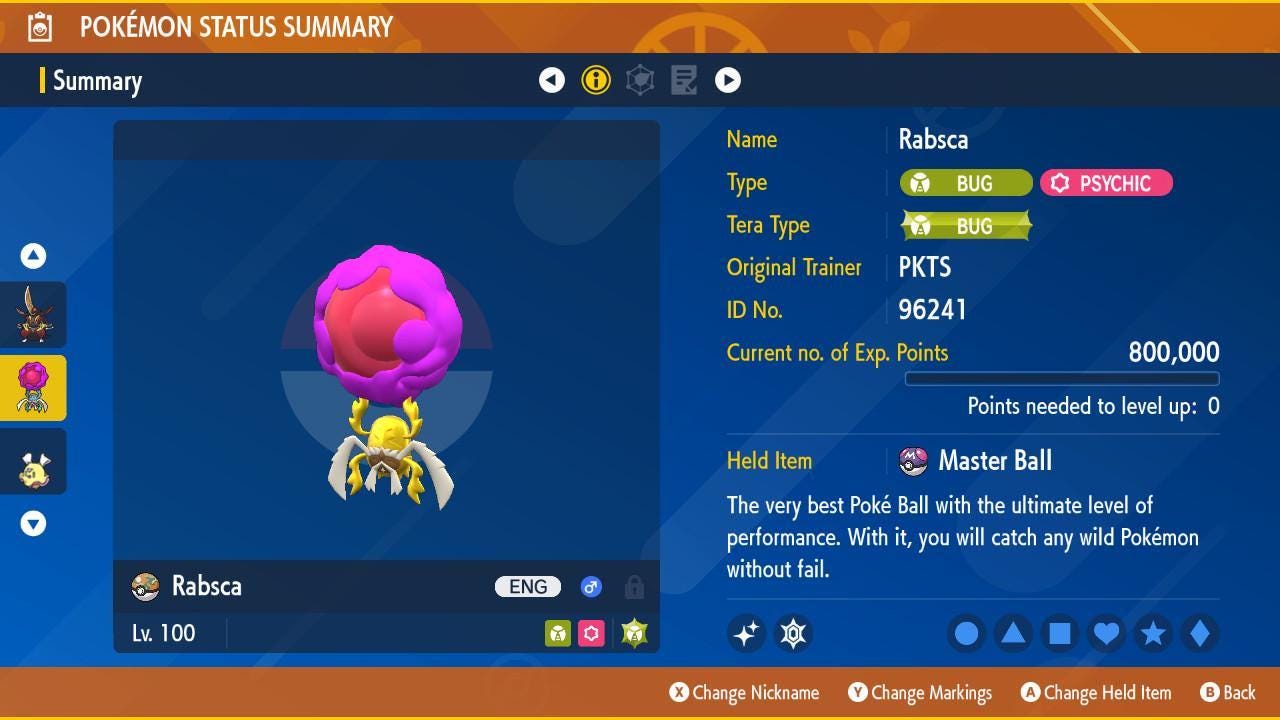 Shiny RABSCA Pokémon Scarlet Violet 6IV Competitive Battle Ready - Pokémon Scarlet & Violet digital Pokémon trade by