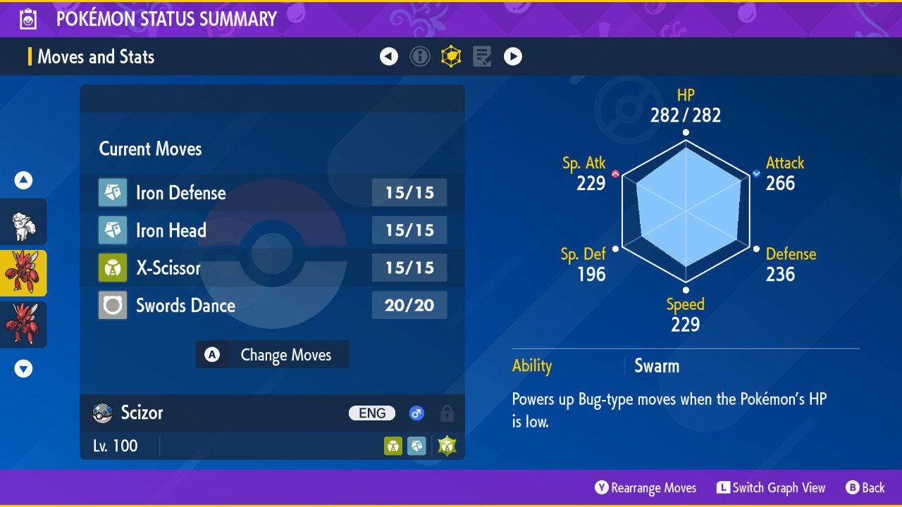 Shiny SCIZOR Pokémon Scarlet and Violet 6IV Competitive Battle Ready - Pokémon Scarlet & Violet digital Pokémon trade image 2