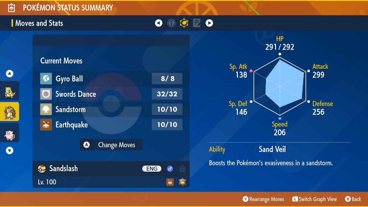 Pokemon Scarlet and Violet Shiny SANDSLASH 6IV Competitive Battle Ready - Pokémon Scarlet & Violet digital Pokémon trade