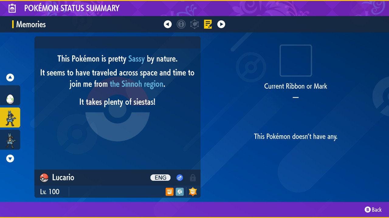 Shiny LUCARIO Pokémon Scarlet Violet 6IV Competitive Battle Ready - Pokémon Scarlet & Violet digital Pokémon trade image 3