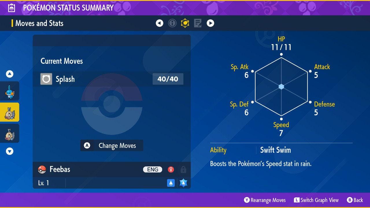 Shiny FEEBAS Pokémon Scarlet Violet 6IV Competitive Battle Ready - Pokémon Scarlet & Violet digital Pokémon trade image 2