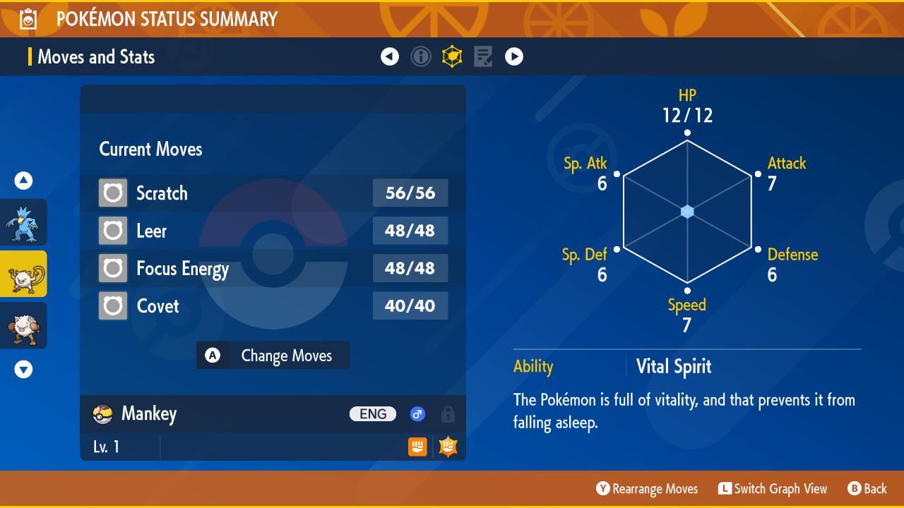 Pokemon Scarlet and Violet Shiny MANKEY 6IV Competitive Battle Ready - Pokémon Scarlet & Violet digital Pokémon trade image 3