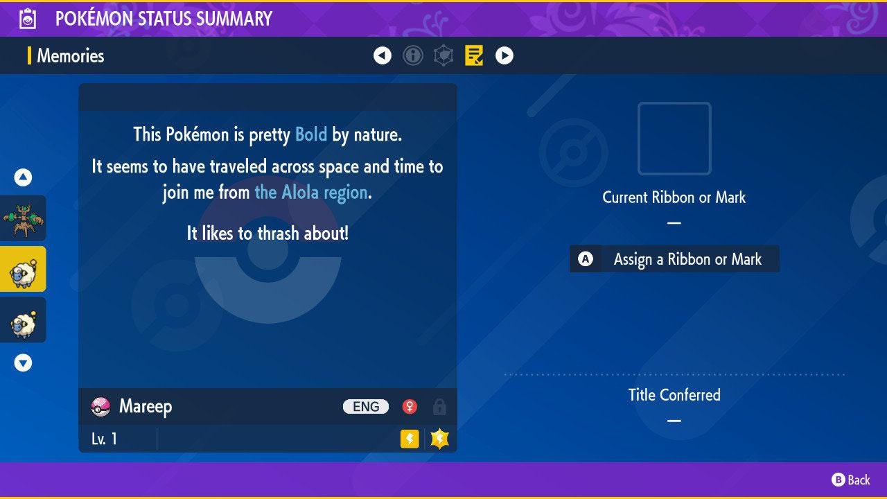 Shiny MAREEP Pokémon Scarlet Violet 6IV Competitive Battle Ready - Pokémon Scarlet & Violet digital Pokémon trade image 3