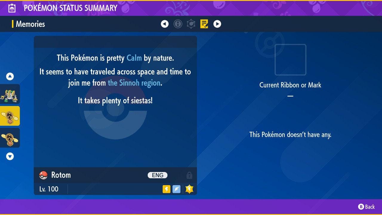 Shiny Fan ROTOM Pokémon Scarlet Violet 6IV Competitive Battle Ready - Pokémon Scarlet & Violet digital Pokémon trade image 3