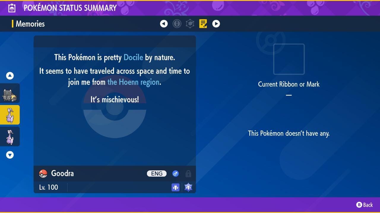 Shiny GOODRA Pokémon Scarlet Violet 6IV Competitive Battle Ready - Pokémon Scarlet & Violet digital Pokémon trade image 3