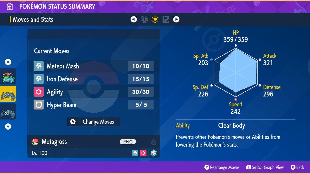 Shiny METAGROSS Pokémon Scarlet and Violet 6IV Competitive Battle Ready - Pokémon Scarlet & Violet digital Pokémon trade